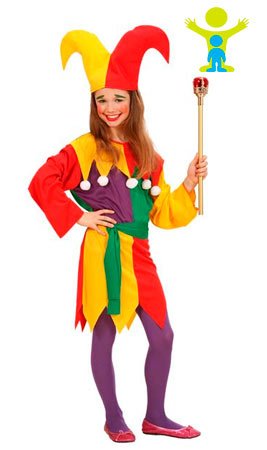 Halloween Azzaro Vestiti Carnevale Vestito Da Giullare Medievale