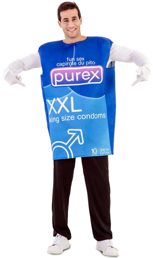 Disfraz de Caja de Condones XXL para adulto I Don Disfraz