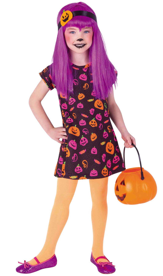 Disfraz de Calabaza Candy para niña I Don Disfraz