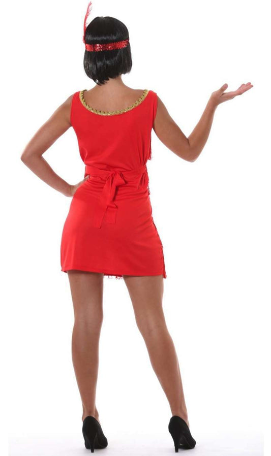 Disfraz de Charleston Rojo para mujer I Don Disfraz