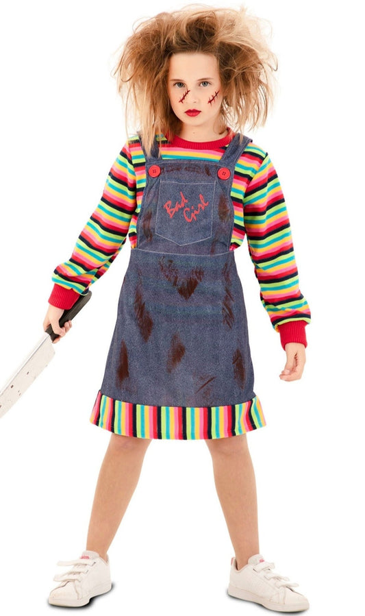 Disfraz de Chucky Diabólica para niña I Don Disfraz