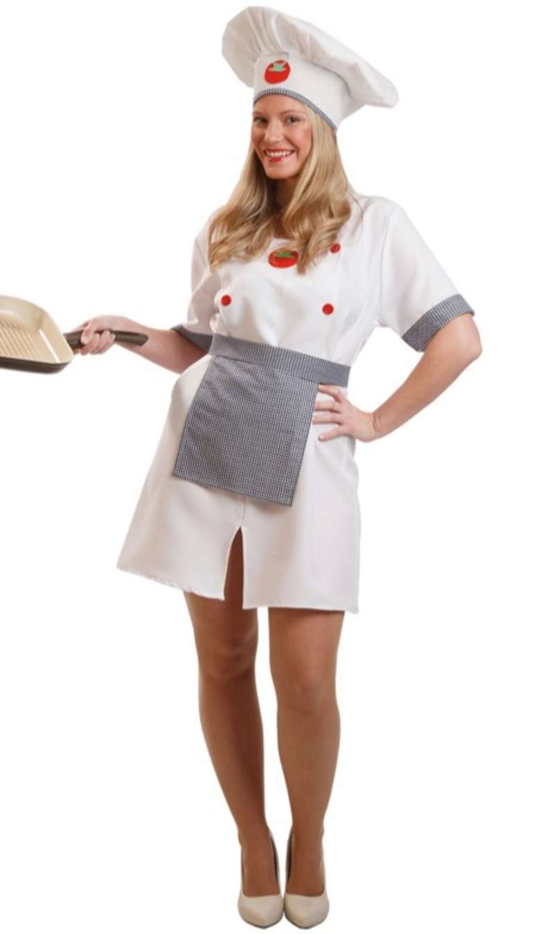 Costume Adulto Vestito Carnevale Chef Vestito Di Carnevale Da Chef