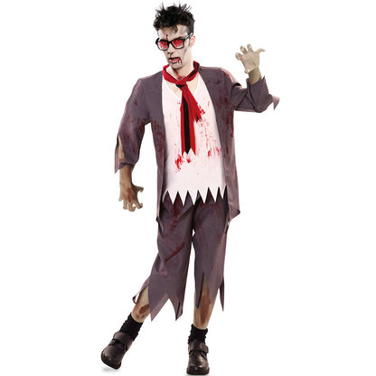 Disfraz de Colegial Zombie con Corbata para hombre | Don Disfraz