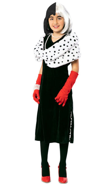 Costume da Crudelia dalmata per infantile Costumalia by Signor