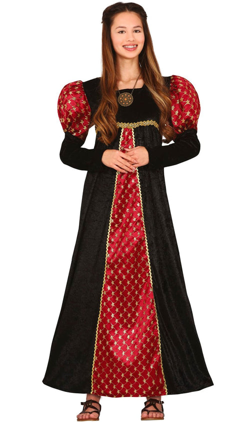 Costume da Dama Medievale Matilde per ragazze