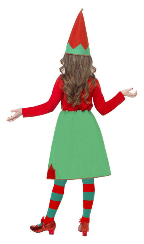 Costume da Piccola Aiutante di Babbo Natale per bambina