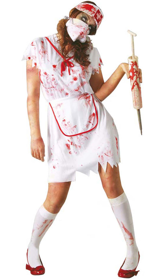 Disfraz de Enfermera Zombie para mujer I Don Disfraz