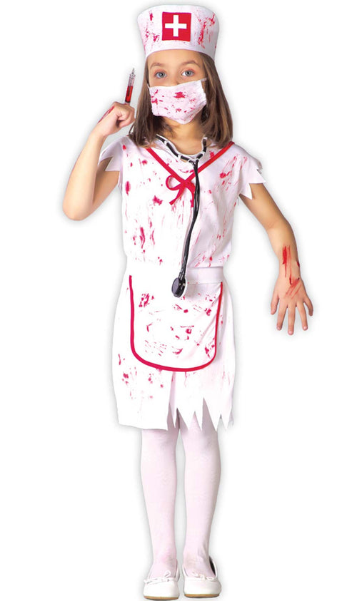 Costume da Infermiera Zombie per bambina Costumalia by Signor