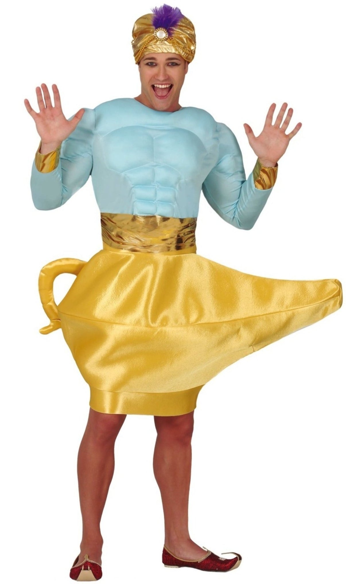 Costume da Genio con lampada magica da uomo Costumalia by Signor