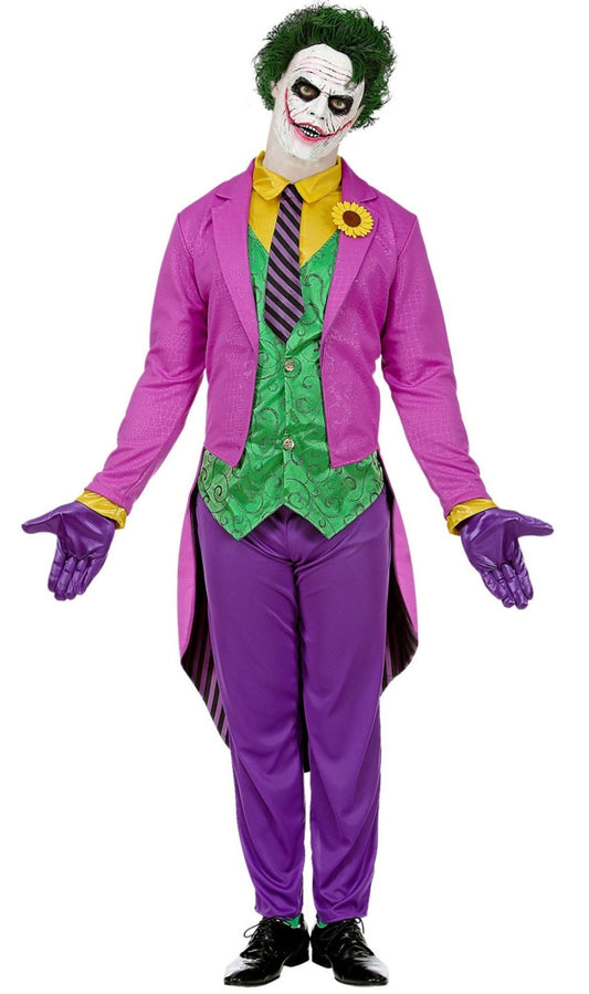 Costume XL da Joker Pazzo per uomo