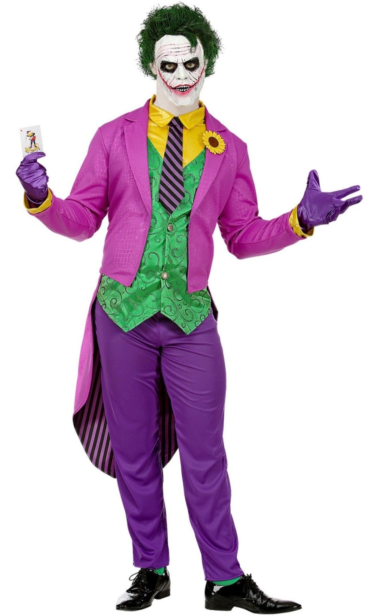 Costume XL da Joker Pazzo per uomo