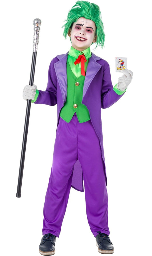 Disfraz de Joker Perverso para niño I Don Disfraz