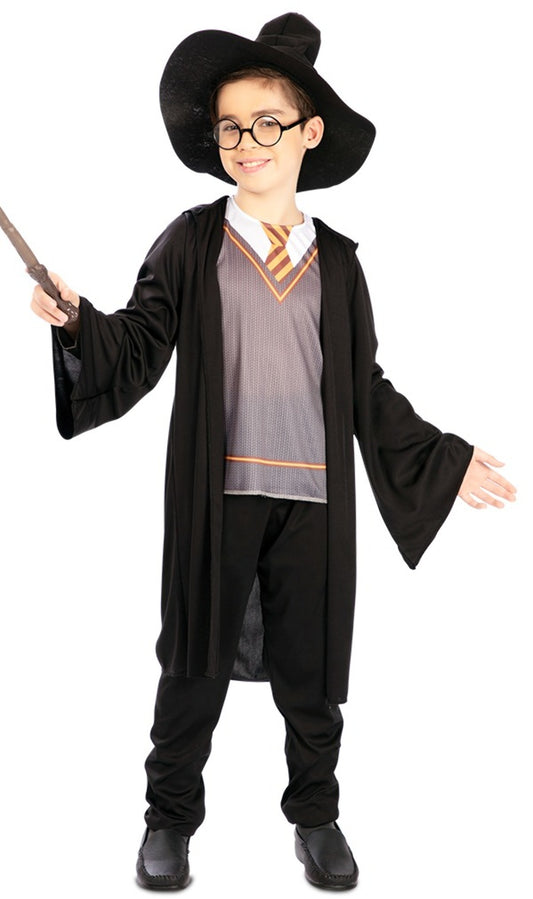 Costume da Mago (tipo Harry Potter Grifondoro) - Halloween e Carnevale –  cgEdù - Centro Gioco Educativo