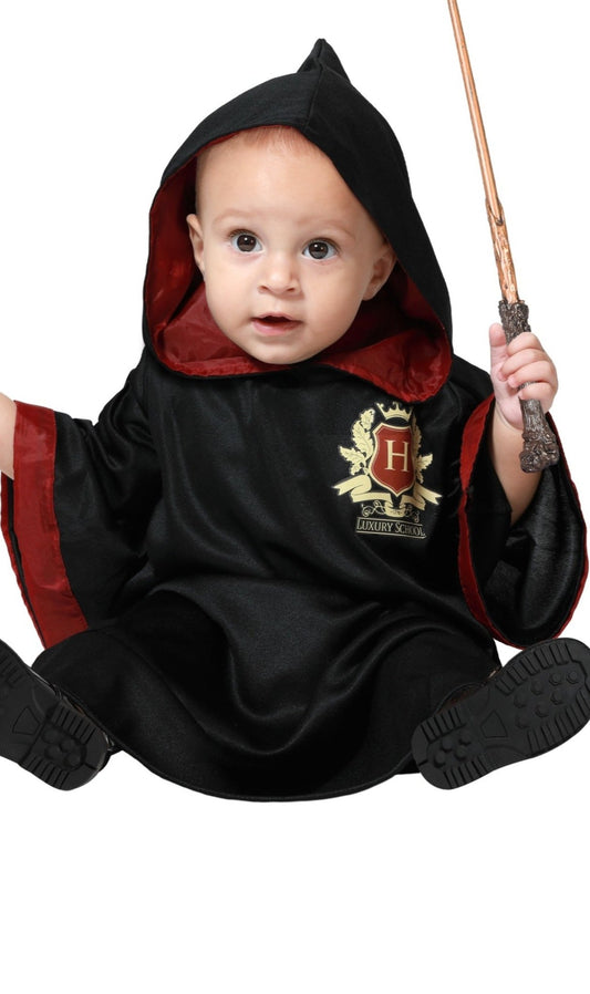 Vestito di carnevale adulto Harry Potter Hermione Grifondoro bacchetta