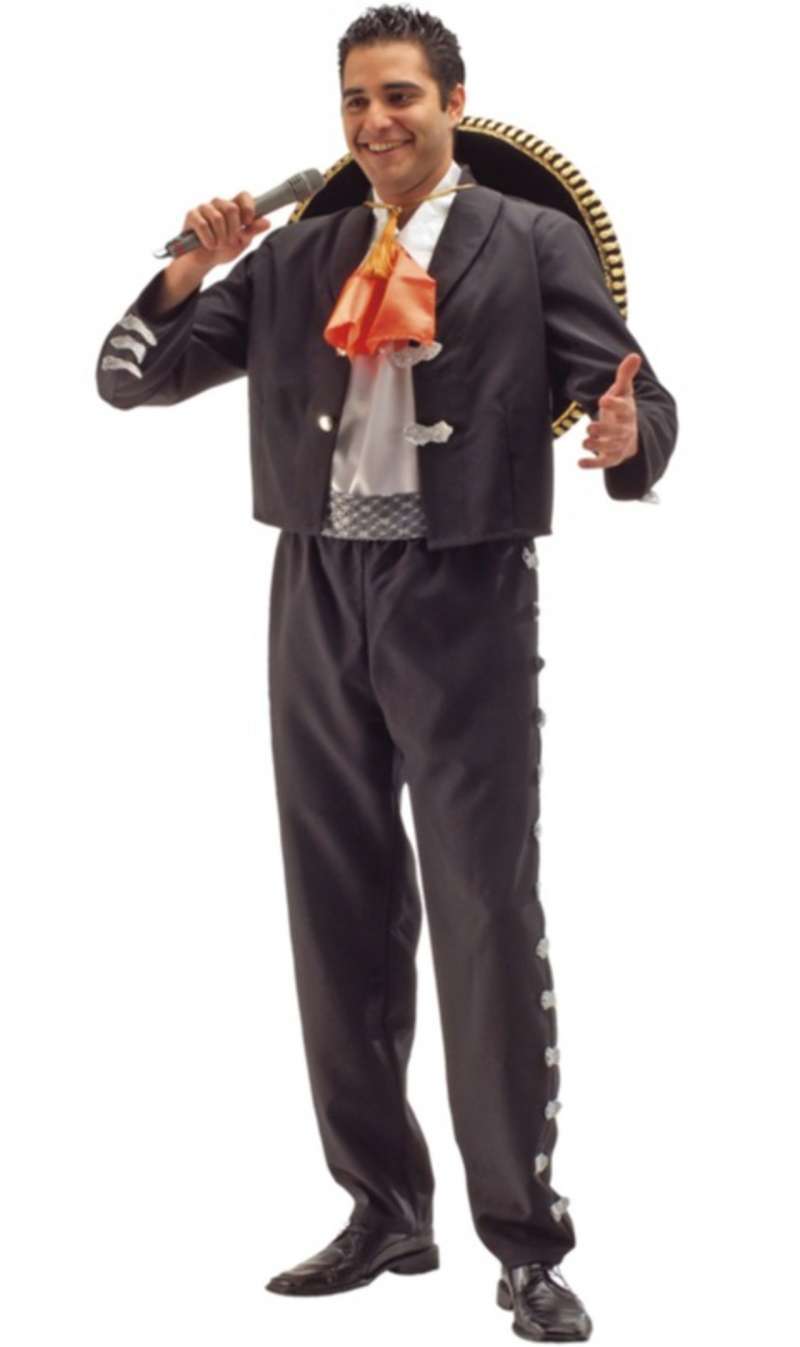Costume da Messicano Nero per uomo adulto Costumalia by Signor