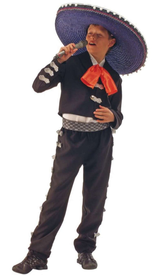 Disfraz de Mejicano Negro para niño I Don Disfraz