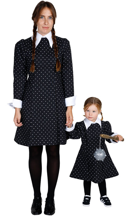 Costume Mercoledì Famiglia Addams disponibile su M2 Store - Acquista ora!