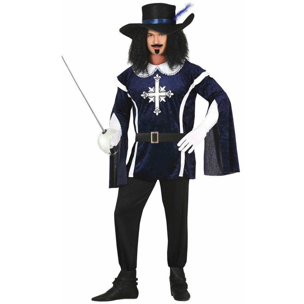FIESTAS GUIRCA | Costume de Bandit Enfant (3-4 ans) - Masque, Chemise, Cape, Ceinture, Pantalon et Chapeau - Costumes de Mousquetaire et Aventurier pour Halloween - Idéal pour Enfants - Noir FIESTAS GUIRCA | Costume de Bandit Enfant (3-4 ans) - Masque, Chemise, Cape, Ceinture, Pantalon et Chapeau - Costumes de Mousquetaire et Aventurier pour Halloween - Idéal pour Enfants - Noir