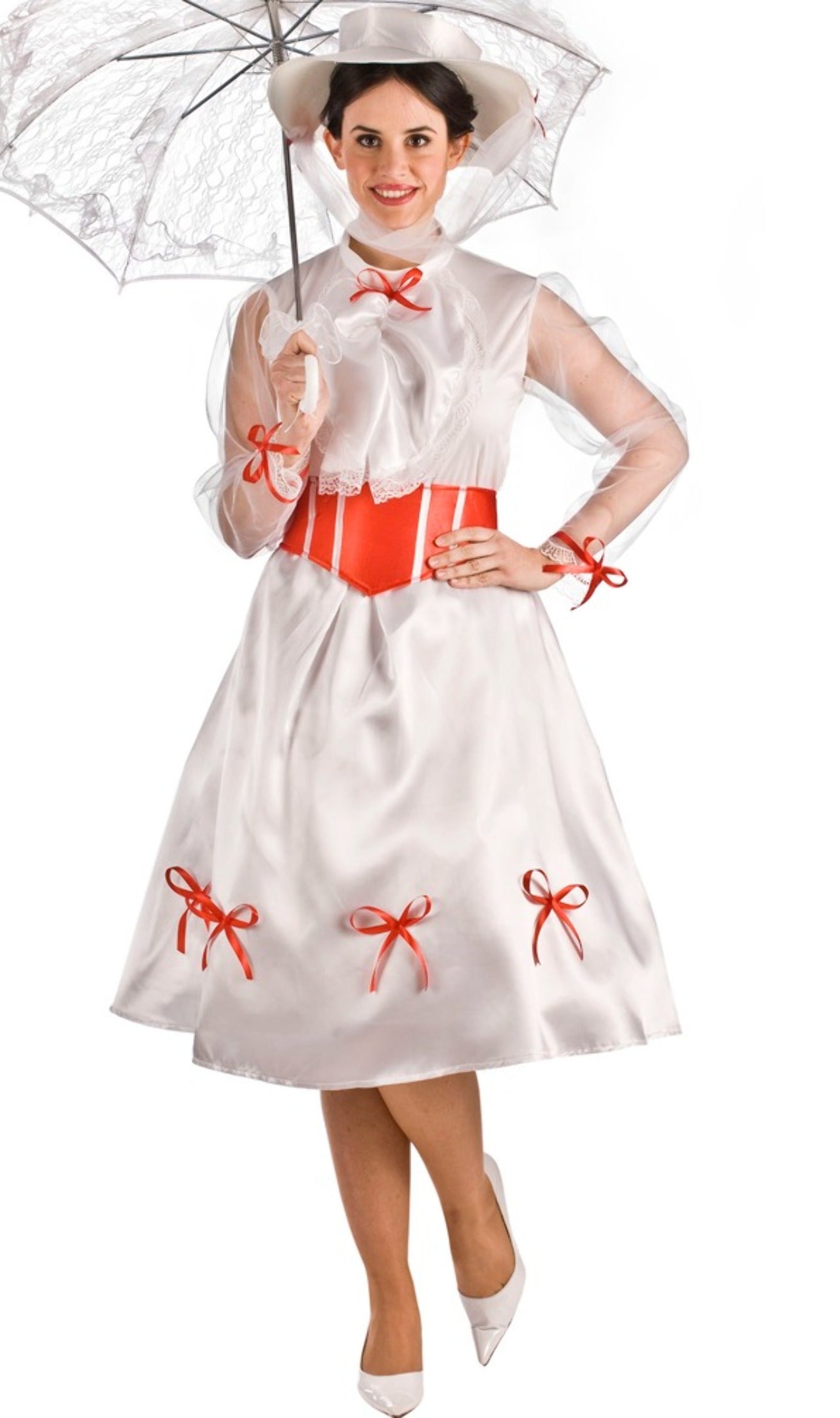 Costume da Supertata Poppins Classic per Donna L Costume da Supertata Poppins Classic per Donna L