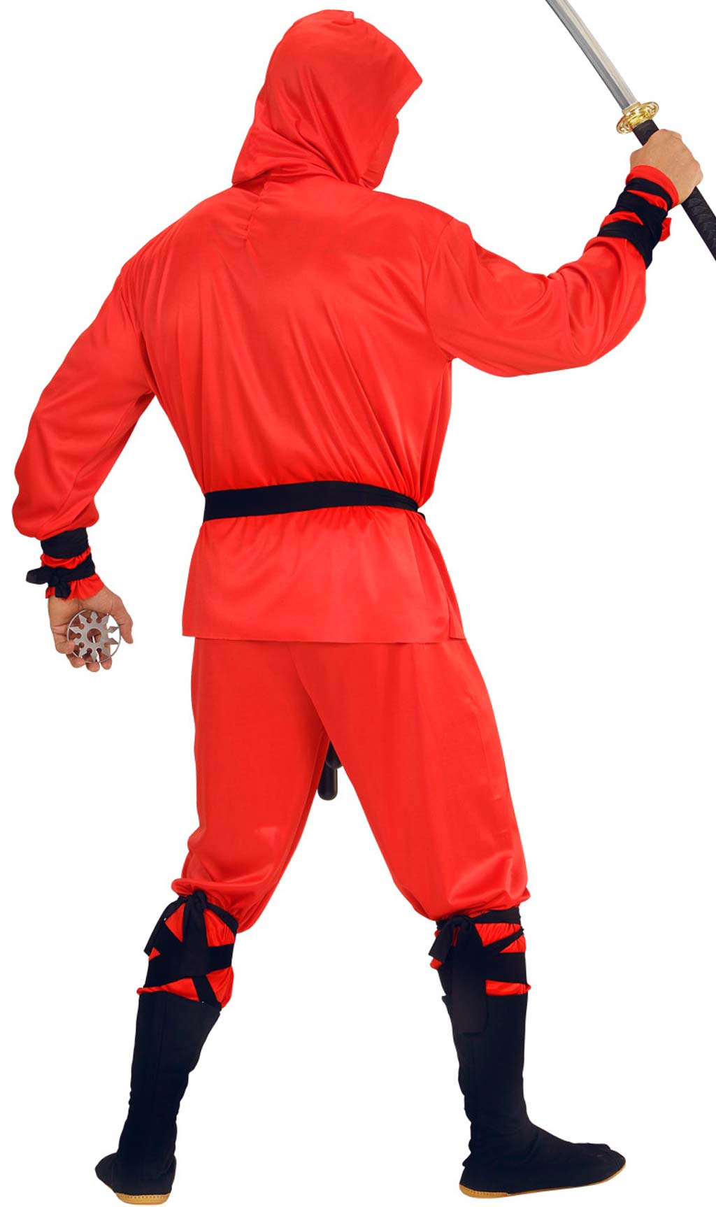 Travestimento guerriero ninja rosso per bimbo