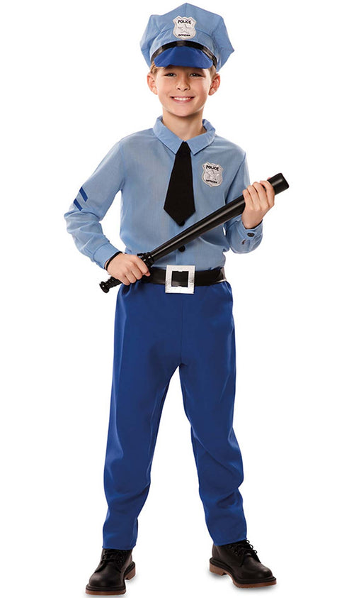 Costume da Poliziotto Blu per bambini