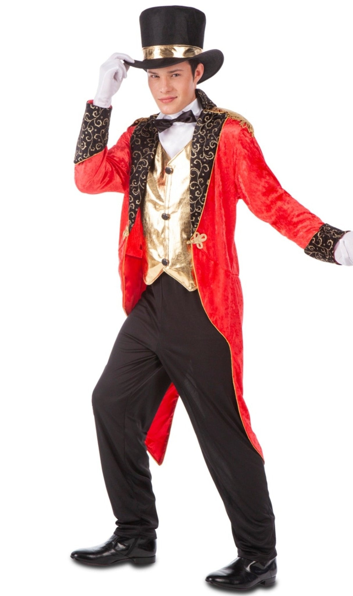 Costume Da Domatore Con Gilet A Righe Da Uomo - Foto 13