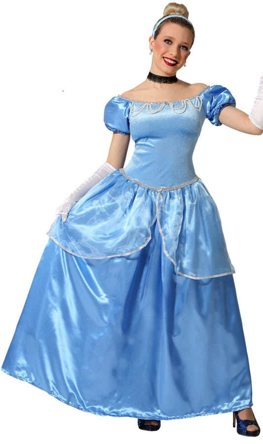 Disfraz de Princesa Azul para mujer I Don Disfraz