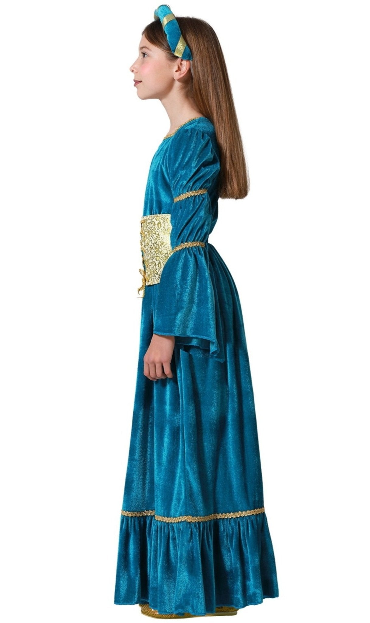 Costume da Principessa Medievale Merida per bambina