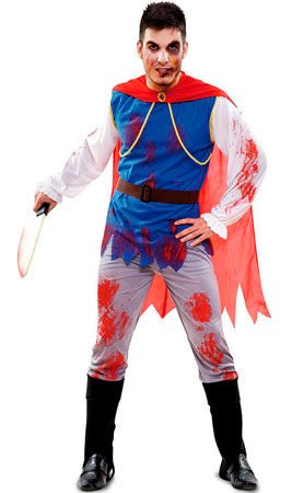 Disfraz de Príncipe Azul Zombie para hombre I Don Disfraz