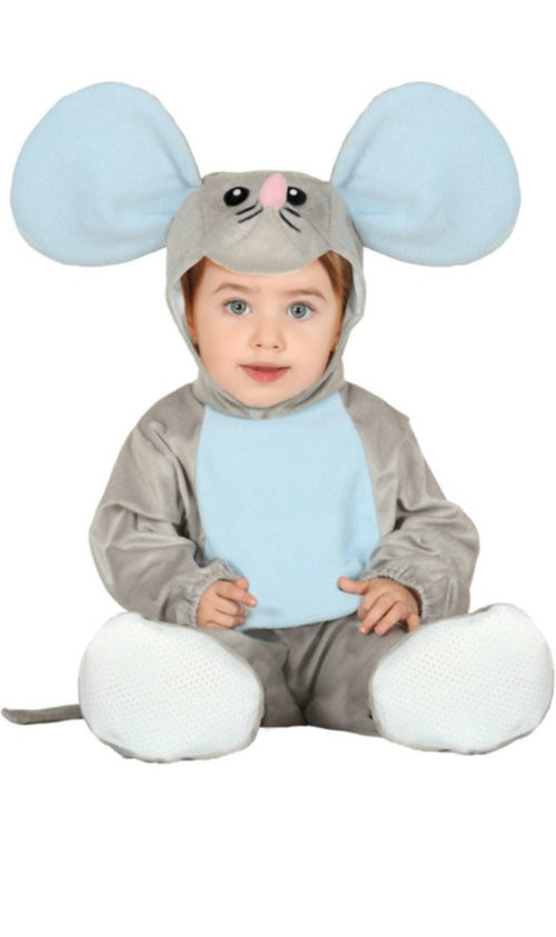 Set Costume Topo Bimba – Gonna Tutù, Fascia Orecchie 3d, Coda E Papillon – Halloween Carnevale - 2