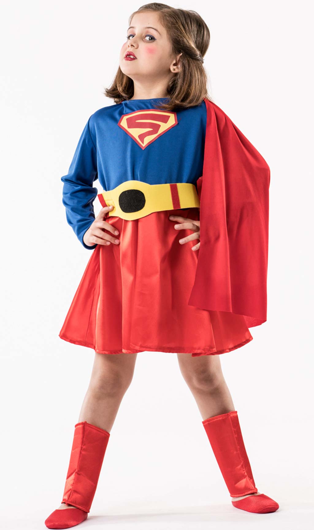 Costume da Supergirl Mantello per bambina