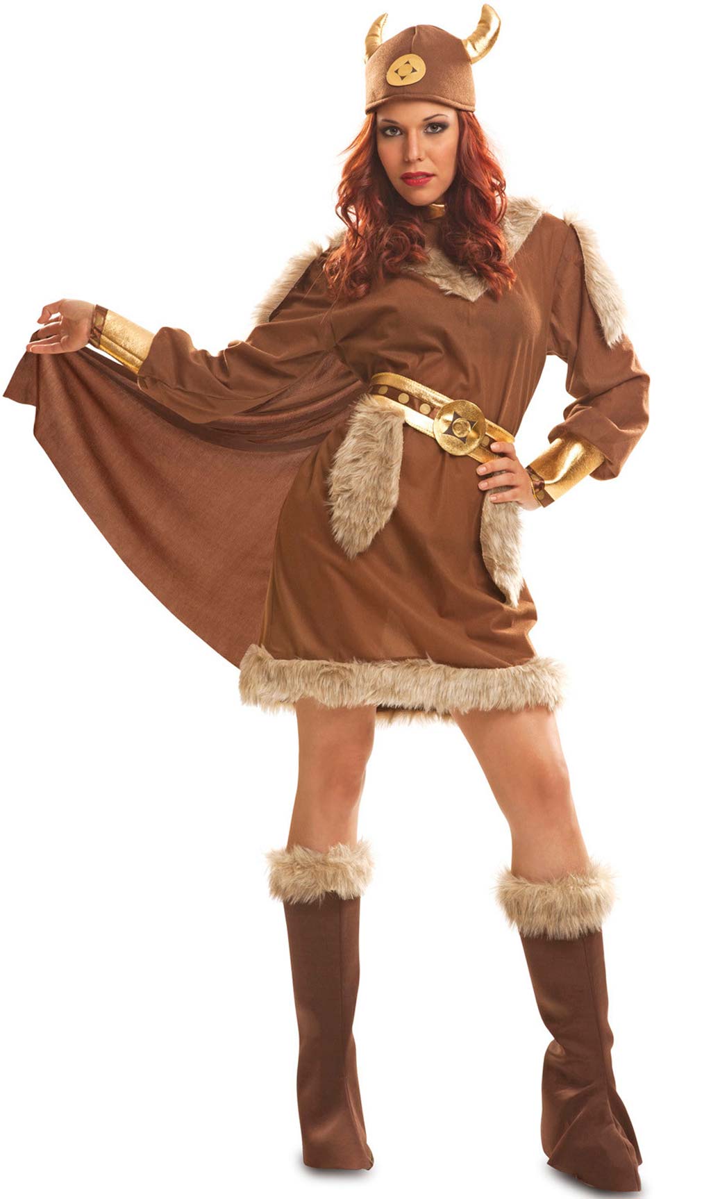 Disfraz de Vikinga Halldora para mujer I Don Disfraz