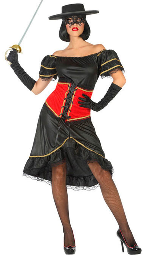 Costume da Zorro Mascherata per adulto