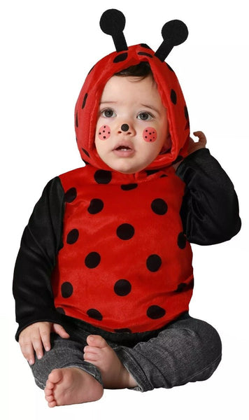 Vegaoo Vestito Carnevale Bambina Coccinella Baby Coccinella Abito