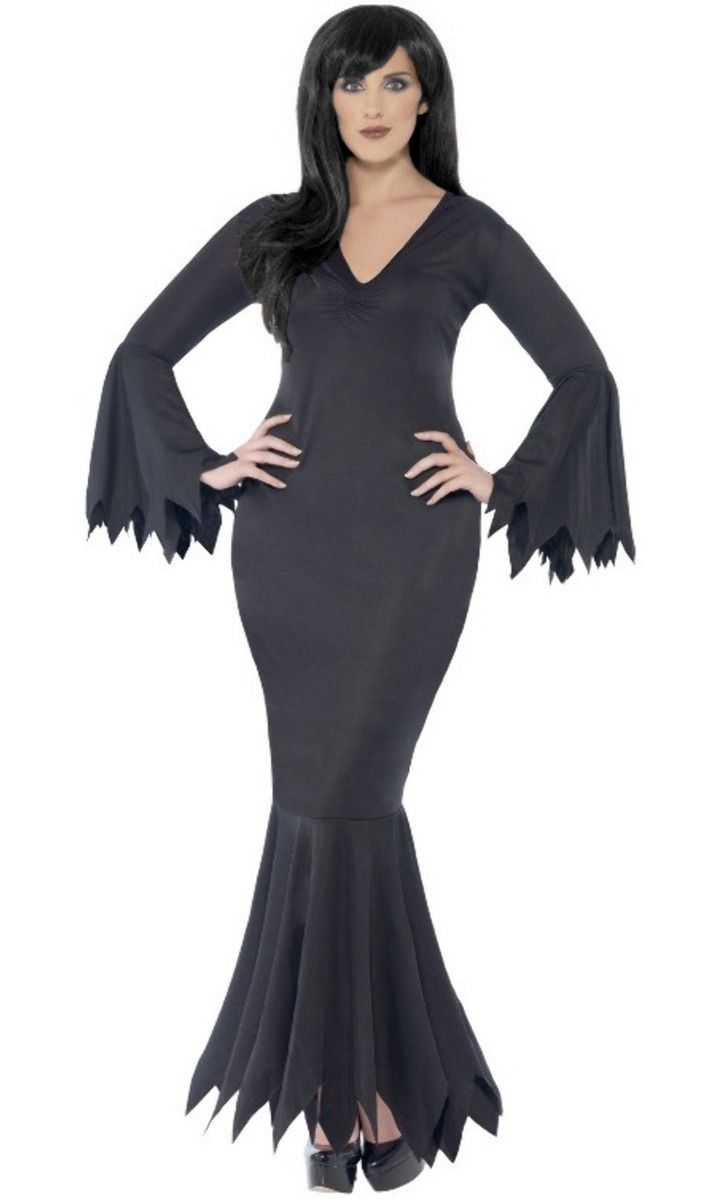 Disfraz de Morticia Siniestra para mujer I Don Disfraz