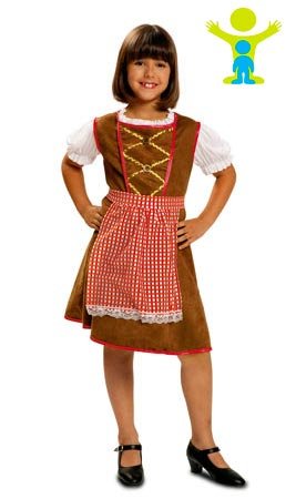 Disfraz de Tirolesa Ingrid para niña I Don Disfraz