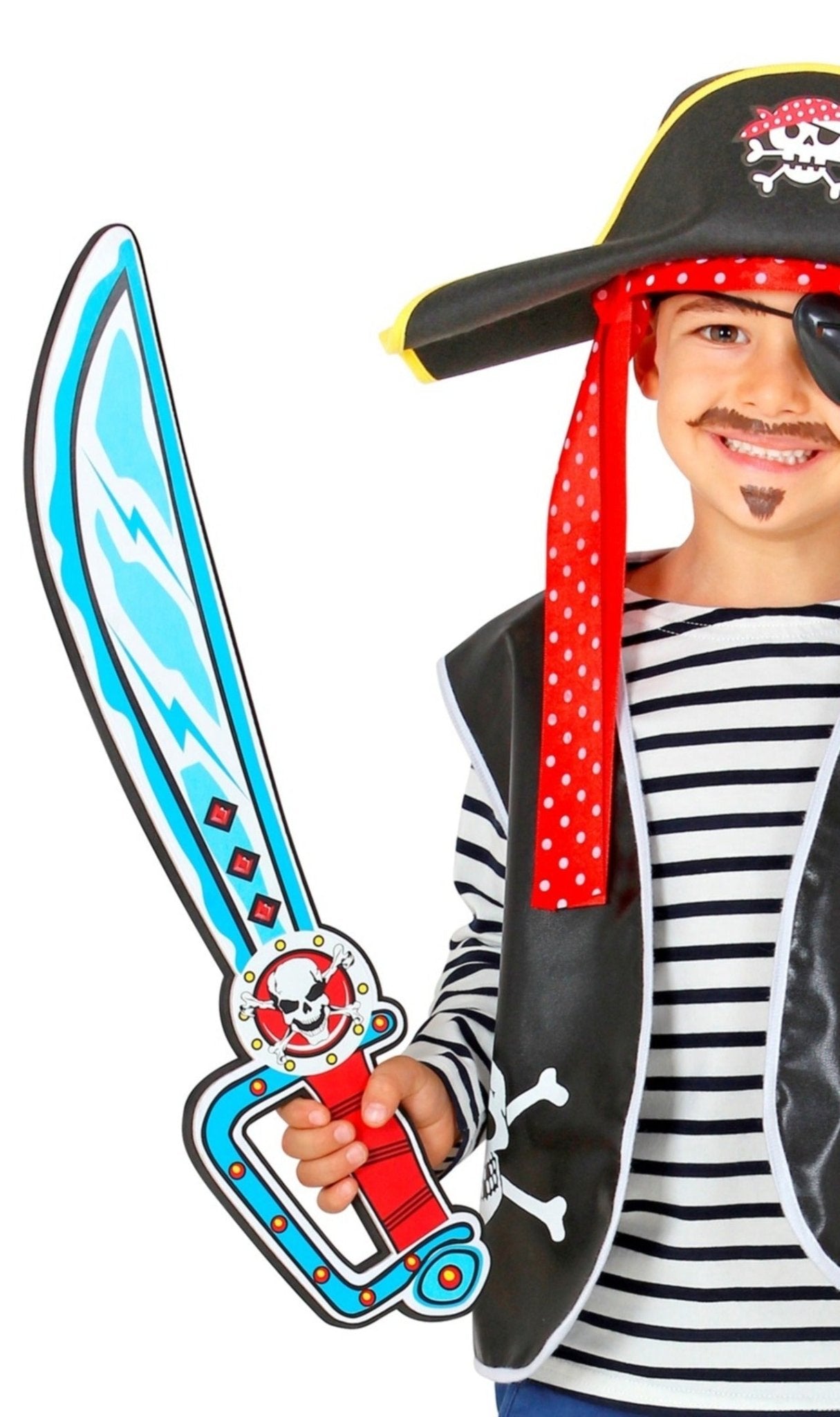 Spada Pirata Corsaro Gommapiuma per bambino