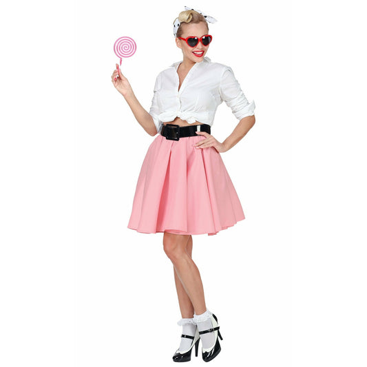Falda de Rock Rosa | Don Disfraz