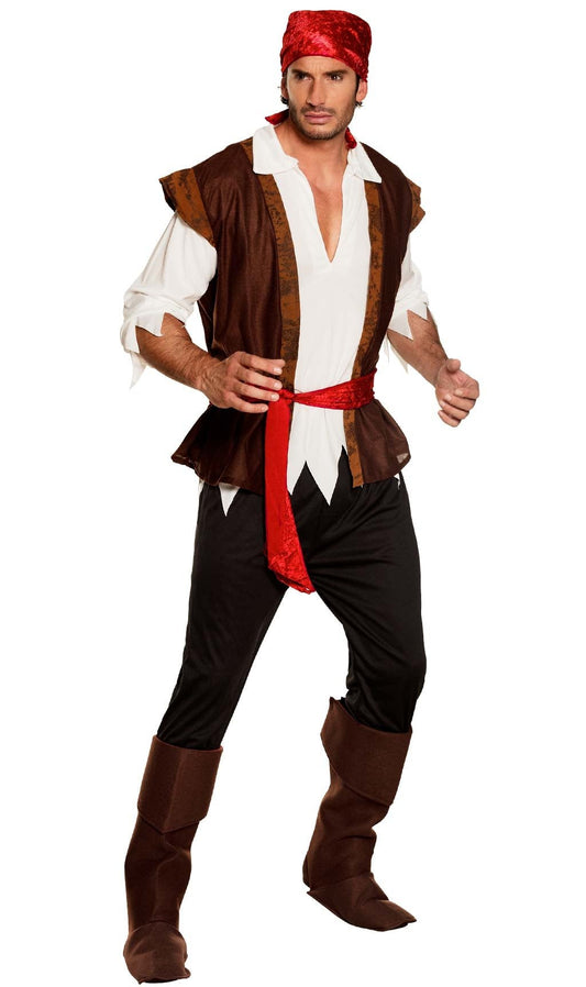 Disfraz de Pirata Forajido para hombre I Don Disfraz