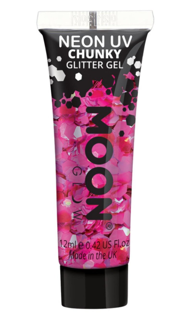 Glitter Gel Fucsia Neon UV