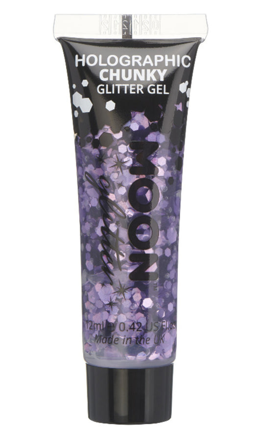 Glitter in gel viola olografico