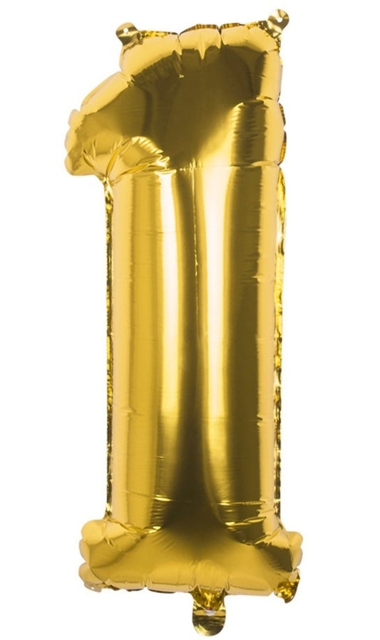 Palloncino Numero 1 Oro 86cm
