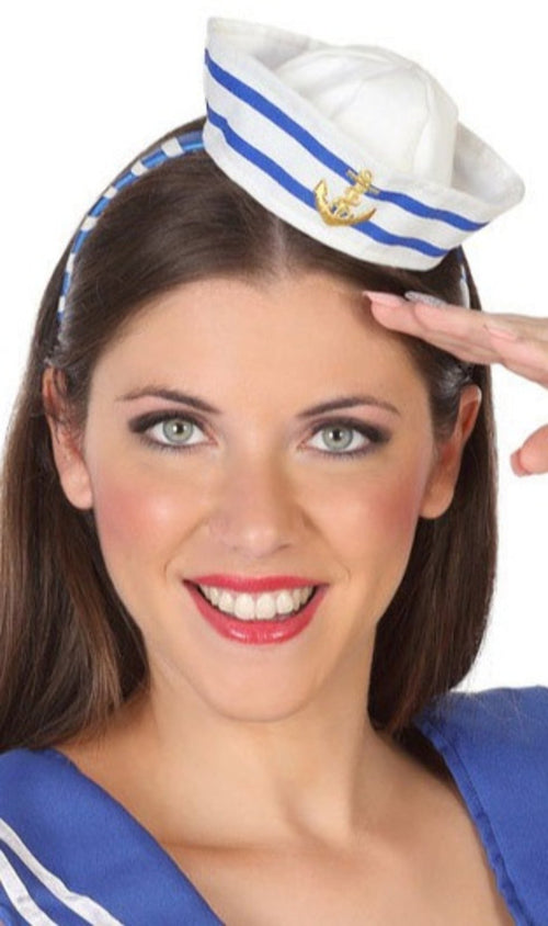 Cappello Da Capitano In Cotone Bianco: Cappello Da Marinaio Nautico - Italia