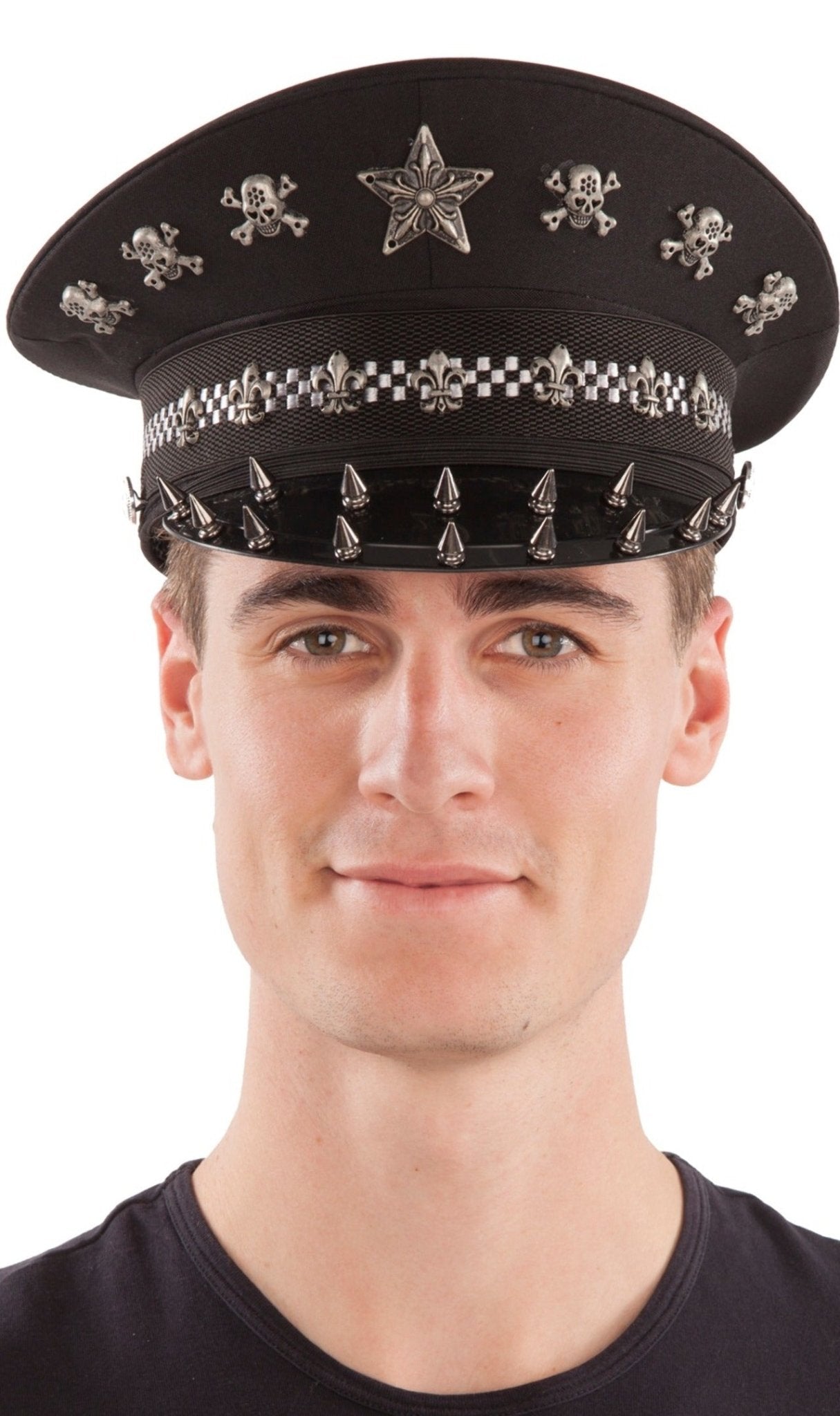 Cappello da Poliziotto Punk