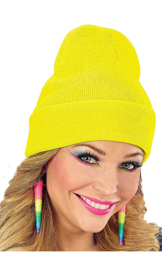 Berretto Giallo Fluorescente
