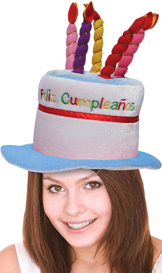 Cappello da "Feliz Cumpleaños" Blu