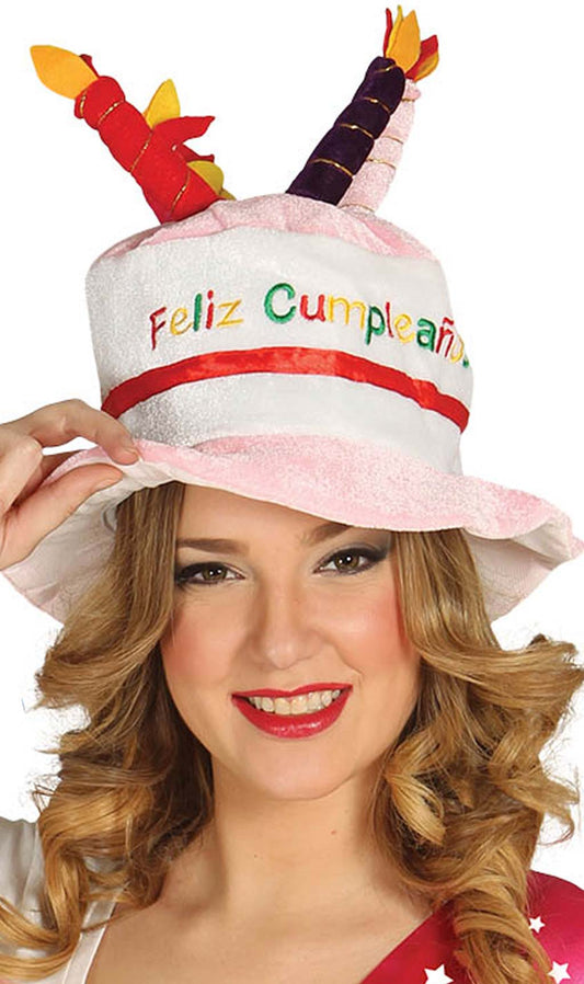 Cappello da "Feliz Cumpleaños" Rosa