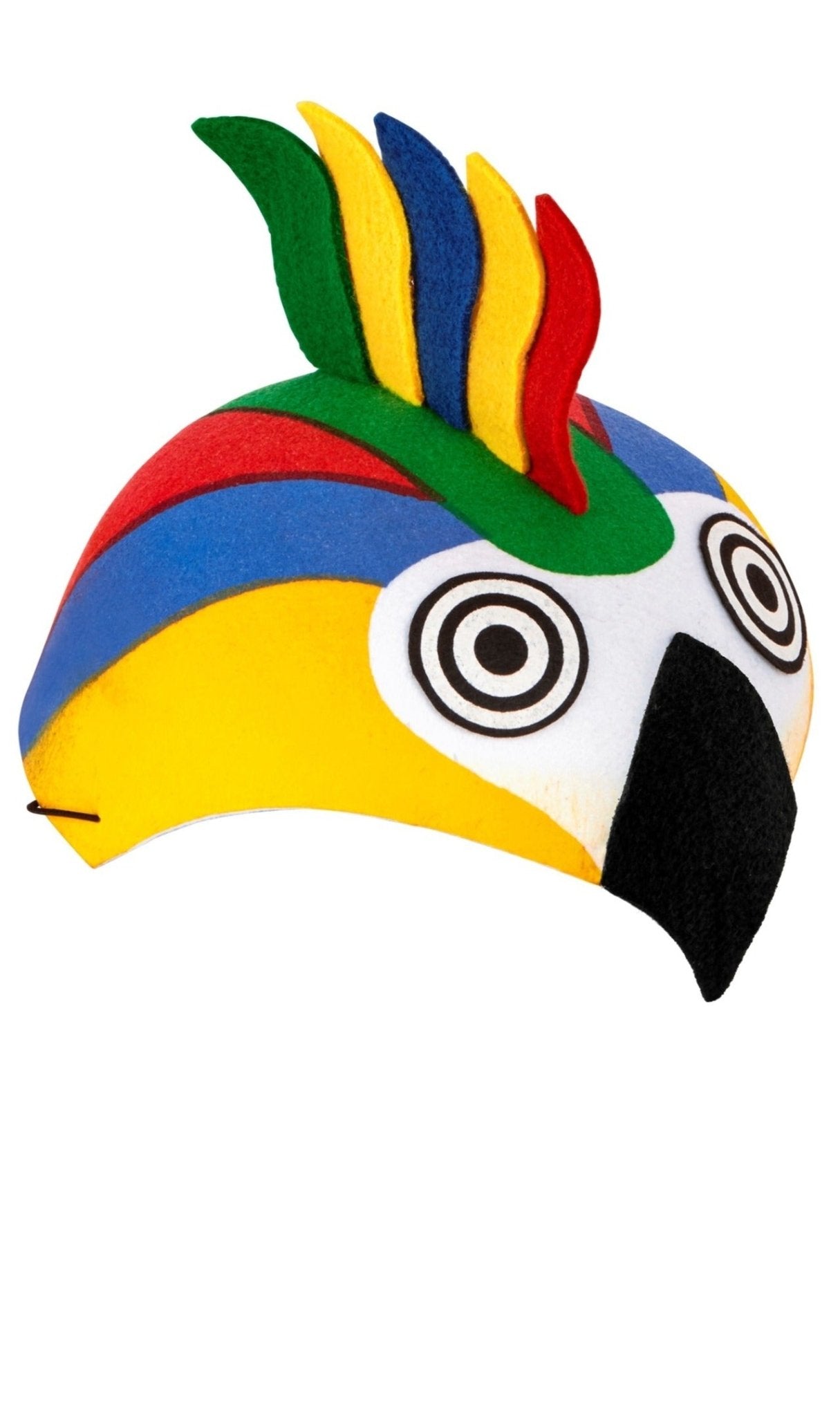 Cappello da pappagallo multicolore