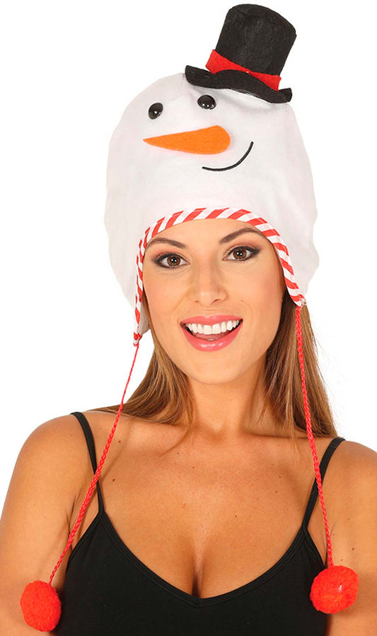 Cappello da Pupazzo da Neve con Pompon