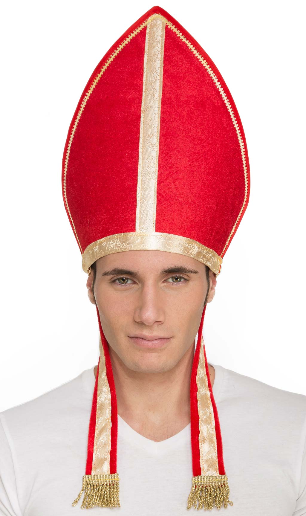 Cappello da Vescovo Rosso